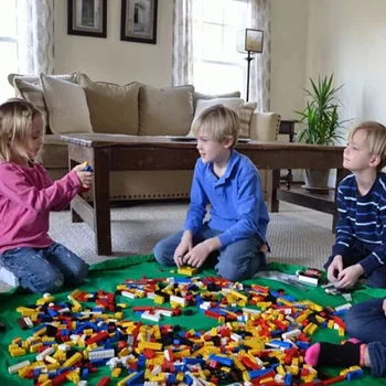 1.5 M Kids Play Mat Rotaļlietu Uzglabāšanas Maisi lielgabarīta Talkas Organizators Spēlēt Mat Izturīgs rotaļlietu Uzglabāšanas Maisiņš Āra Celtniecības Bloki#xcv