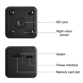 1080P HD Mini Wifi ip kamera outdoor Noslēpums, Mikro Kamera Videokamera Balss Video Ieraksti drošības hd bezvadu Mini Videokameras