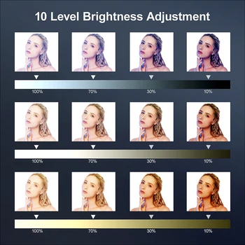 10inch Fotogrāfija LED Selfie Gredzenu Gaisma Video Gaismas Intensitāti USB Gredzenu Lampa ar Statīvu Kandidēt Grims Youtube Tik Tok Live