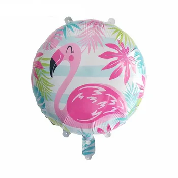 10pcs 18inch Flamingo Baloni Folija Dzimšanas dienu, Kāzu Vasaras Pusi Bērnu Dienas Dekorācijas: Hēlija Piepūšamās gulbis Ballons Dāvanas, Rotaļlietas