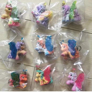10PCS/DAUDZ Karstā Pārdošanas Labākā Dāvana Bērniem Maz Zirgu Lelles Mini Zirgu Rotaļlietas Bērniem