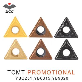 10pcs/daudz ZCC.CT TCMT 16T304 TCMT110204 reklāmas volframa karbīda pagrieziena ieliktņiem, tērauda, nerūsējošā tērauda CNC virpu, instrumenti,
