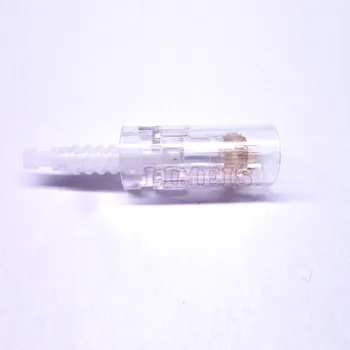 10pcs titāna 12 pin MYM kārtridži elektriskā derma pildspalvu nomaiņa vadītājs mikro adatu derma pildspalvas 12 pins tetovējums adatas gals
