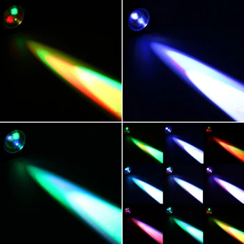 15 W RGBW 4 in1 DMX pilnkrāsu LED Prožektoru gaismā Skatuves Gaismas Vietas Staru 6Channel Atmosfēru Gaismas ar Balss Kontroles Joslas Posmā KTV