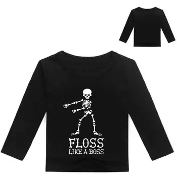 2-16Year Karstā Spēles Diegs Kā Boss Tee Krekli Bērniem Krekls Pusaugu Meitene Drēbes Roupas Infantis Zēnu T-krekls ar garām Piedurknēm