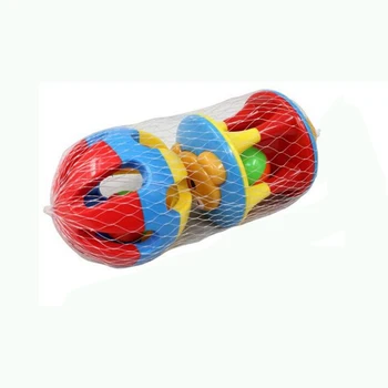 2 GAB./Komplekts Jauns Jauki Bērnu Grabulīši Plastmasas Rotaļlietām Roku Krata Bell Gredzenu Izglītības WJ264