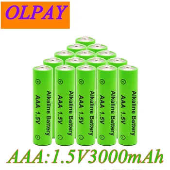 20PCS daudz Jaunu AAA baterijas 3000mAh 1,5 V alkaline AAA uzlādējamās baterijas tālvadības rotaļlieta gaismas akumulators