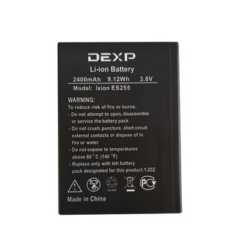 2400mAh Akumulatoru Nomaiņa DEXP Ixion ES255 Uguns Tālruni
