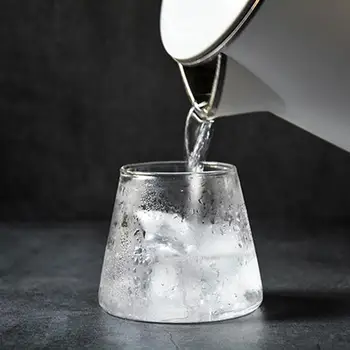 2gab Stikla Aukstu un Karstu Dzeramo Kafijas Krūzes sasalis Ūdens saldējuma Kokteili, Sulu, Pienu, Kolu Vīns, Alus Stikla Tasi Tējas, Kafijas Krūzes
