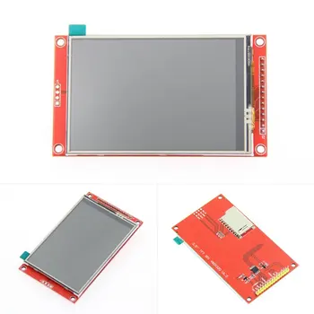 3.5 collu 320*480 SPI Sērijas TFT LCD Modulis Ekrānu Optisko Touch Panelis Vadītāja IC ILI9341 par MCU