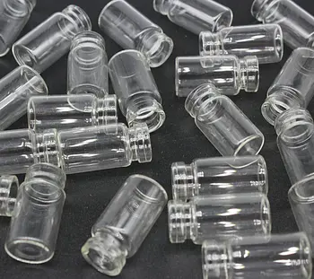 30 Mazās Stikla Pudeles - 22mmx11mm Garš - Cute Maz, Stikla Burkas - Tiny Izmērs Maza Pudeles ietver korķi
