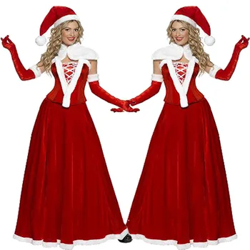 4gab Komplekts Ziemassvētki Kostīms Sievietēm Ziemassvētku Halloween Kostīmu Meitene Elf Masku Ziemassvētku Cosplay Kostīms Puse par Pieaugušo