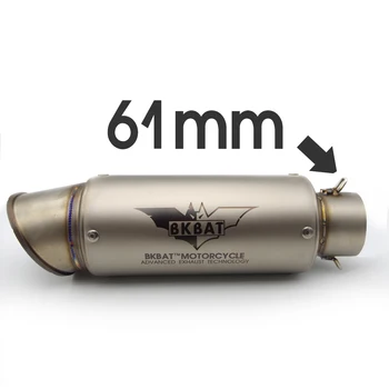 51mm/61mm Lāzera iegravēts moto izplūdes modificētu projektoru aizbēgt muffler caurule, cbr125 leovince m109r nmax 125 mivv