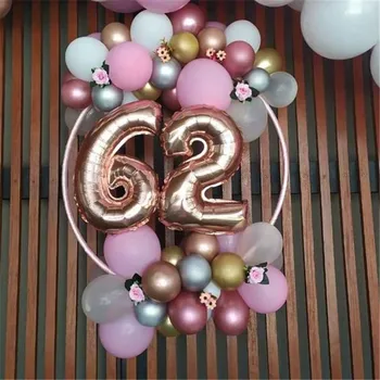 60/80/100cm Bērnu Dušas, dzimšanas dienas kārta Baloon vainags Arkas, Balonu Vainags Hops Kāzu Dekorācijas, Balonu Gredzenu dekors dzimšanas diena