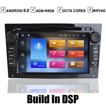 7 IPS Auto DVD GPS Atskaņotājs Android 10 Opel Astra G H J Vectra Antara Zafira Corsa Vivaro Meriva Omega 4 gb RAM+64G ROM DSP+DAB