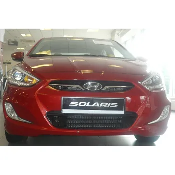 Acs uz bufera ārējie par Hyundai Solaris 2011. -. gadam, melns, 15mm (Solaris)