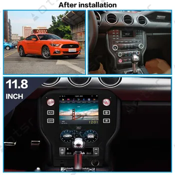 AOTSR Android 9.0 PX6 Tesla stila Vertikāla ekrāna Auto GPS Navigācijas Ford Mustang-2019 DSP radio Multimediju Atskaņotājs