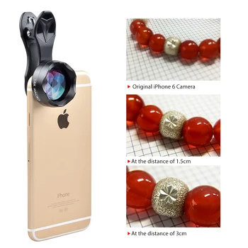 APEXEL Universālā Klips HD 18X Makro Objektīvs Fotografēšanai Kamera Mobilo Tālruni Objektīvs Micro Lentes, iPhone, Android Lielākā daļa Smartphones