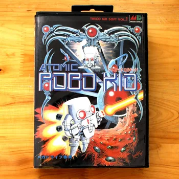 Atomu Rogo-Mazulis 16 Bit SEGA MD Spēles Karti Ar Mazumtirdzniecības Kastē Sega Mega Drive Genesis
