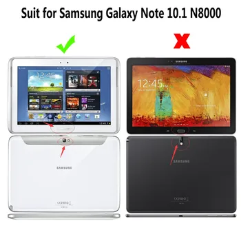 Atvienojiet Bezvadu Bluetooth Keyboard Case for Samsung Galaxy Note 10.1 N8000 N8010 N8020 Cover Tastatūra Samsung Piezīme 800 10.1