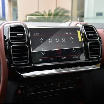 Auto Navigācijas Rūdīta Stikla Ekrāna aizsargplēvi priekš Citroen C5 Aircross 2019 2020 Radio DVD GPS Ekrānu Uzlīme