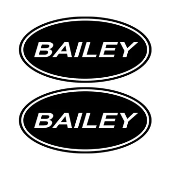 Auto Uzlīme Personības Radošo 2 X Bailey Ovāls Caravan RV RV Auto Dekoratīvās Uzlīmes PVC Ūdensnecaurlaidīga Segtu Skrāpējumiem, 20cm*10cm