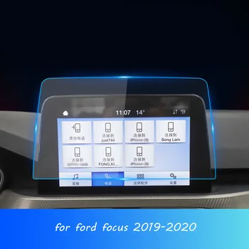 Automašīnas Paneļa Navigācija GPS Ekrāns Anti-scratch Rūdīts Filmu par Ford Focus 2016 2017 2018 2019