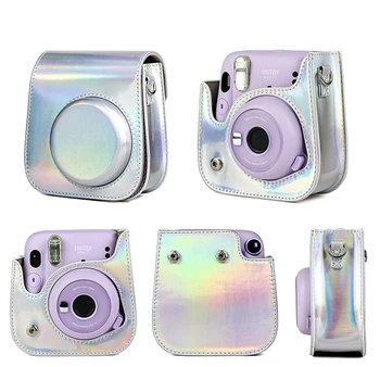 Besegad PU Ādas Fotokameras soma Soma, Par Polaroid Fotokameras Fujifilm Fuji Instax Mini 11 Lieta Vāka Kabata Aizsargs Ar Siksnu