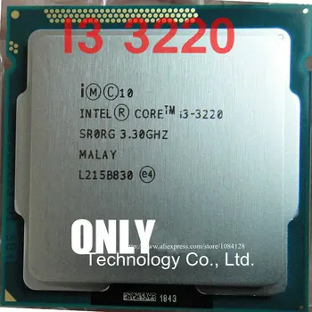 BEZMAKSAS PIEGĀDE Intel Core i3-3220 i3 3220 Processor (3M Cache, 3.30 GHz) LGA1155 Desktop CPU