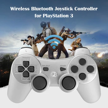 Bluetooth Bezvadu Gamepad PlayStation 3 Dubulta Vibrācijas Game Controller PS3 Kursorsviru Joypad Accessorie SONY PS3