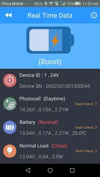 Bluetooth Lodziņā Mobilo Tālruni APP izmantošanu EP Iezīmēto Saules Kontrolieris Komunikācijas eBox-BLE-01 epever