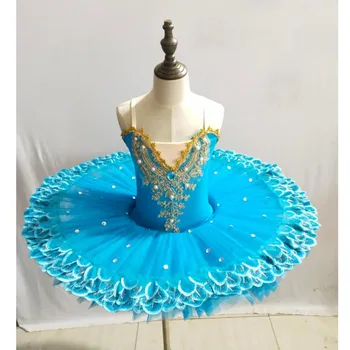 Bērniem profesionālā baleta tutu kleita girl deju tērpi bērnu Sniegumu ballerinas tutu Drēbes bērniem Karnevāla Džeza deju kleita