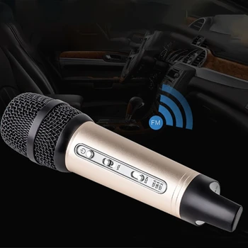 C200 Mikrofons Mini Auto Mikrofonu Bezvadu FM Trokšņu Slāpēšanas Mikrofons Bezvadu Savienojums