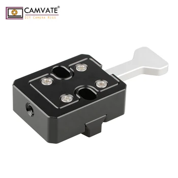 CAMVATE V-Lock Quick Release Plate Ar V-Lock Ātri Atbrīvot Adapteri (Ķīlis Komplekts) &1/4