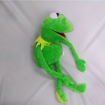 Disney Sesame Street Muppet Show 60cm Kermit frog Lelles, plīša rotaļlietas, mīkstās rotaļlietas lelle dzimšanas dienas dāvana jūsu bērnam