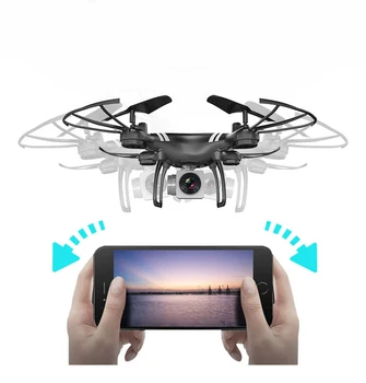 Drones Ar Kameru, Hd 500000 Pikseļi App Rīkoties Kontroles 120m Rc Helikopters Quadcopter Selfie Dūkoņa dron GPS Profissional, kas Peld