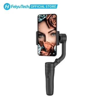 FeiyuTech OFICIĀLAIS Vlog Kabatas Salokāms 3-Ass Rokas Gimbal Viedtālrunis Stabilizators Selfie Stick iPhone 12 11 Samsung S20