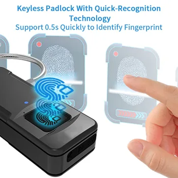 Fipilock Bluetooth Pirkstu Nospiedumu Slēdzene Smart Lock Mājas Bagāžas Kopmītnē Skapītis Noliktavā Durvju Ūdensizturīgs Super Elektroniskās Slēdzenes