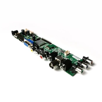 Fit LP156WF1 (TL)(A1)/(TL)(E1)/(TL)(F1)/(TL)(F3)/(TL)(F4) 1920*1080 ekrāna USB LVDS 40-Pin DVB-C/T 3663 kontrollera karti komplekts