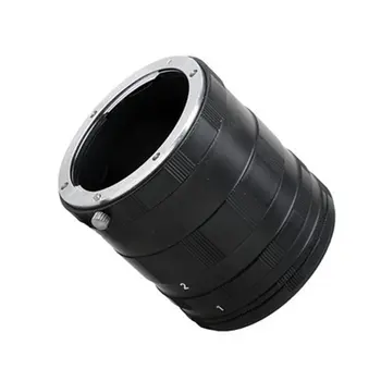 Fotokameras Adapteris Macro Extension Tube Ring For Nikon d7000 d7100 d5300 d5200 d5100 d5000 d3100 d3200 d3000 d90 d80 d70 d60 DSLR