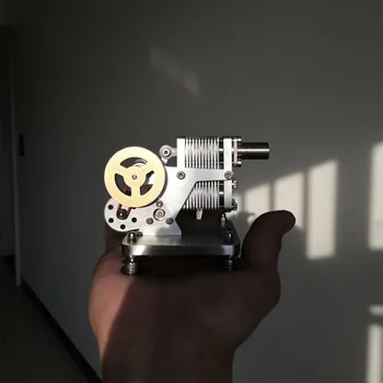 Full Metal Stirling Dzinējs Modelis Mini Ģeneratora Modeli, Tvaika Zinātnes Izglītības Motora Rotaļlietas 2020 