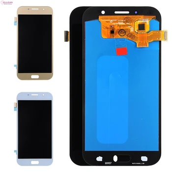 HH Amoled Samsung Galaxy A7 Līdz 2017. Lcd Ar Touch Screen Digitizer Montāža A720 Lcd A720F Displejs Bezmaksas Piegāde