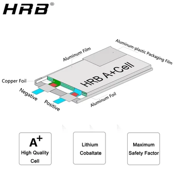 HRB Lipo 5S 4000mah Akumulators 18.5 V T Dekāni XT60 EK5 XT90 AS150 Par Align T-REX 550 Helikopteru MIKADO FPV Lidmašīnas RC Daļas
