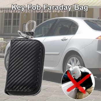 Ir 2021. Atslēgas Fob Faradeja Soma RFID Signālu Aizsargs Rāvējslēdzēja Auto Taustiņu Signālu Aizsargs Lodziņā Pārnēsājamo Signālu Aizsargs Kaste