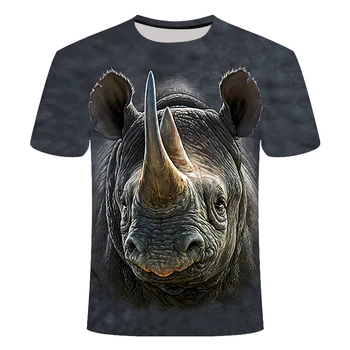 Ir 2021. Nieuwste Dzīvnieku 3D T-krekls Aap Korte Mouw Mannelijke Zomer Topi, t-veida, 3D Orangutan T Krekls Voor Mannen Smieklīgi Kleding