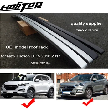 Jaunas ielidošanas OE jumta bagāžnieks jumta stieņi bagāžnieks par Jaunu Hyundai Tucson-2021,sudraba un melna,divas izvēles,bezmaksas piegāde uz Āziju