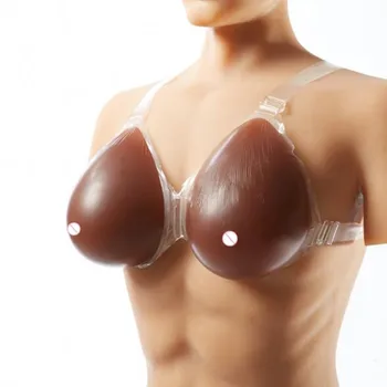 Jaunas melnas asaras-formas silikona viltus krūts vīriešu ar CD cross-dressing nepareizu krūts formas krūšu protēze drag queen