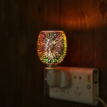 Jauns Aromāts, Elektriskie Vasks Izkūst Vīraks Degļu 3D Pieskarties Elektrisko Lampu Nakts Gaismas Mākslas Aromterapijas Difuzoru Vasks Siltāks