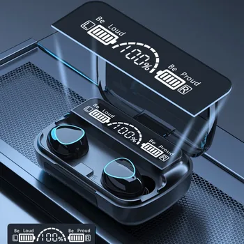 Jaunu 2020 Bezvadu Bluetooth Austiņas Ar LED Displeju Sporta Ūdensizturīgs Bezvadu austiņas Austiņas Touch Kontroli Mūzikas Earbuds