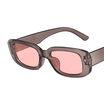 JIFANPAUL ir 2021. nelielu taisnstūrveida Saulesbrilles Sieviešu Retro zīmola dizainere laukumā, saulesbrilles, saules brilles UV400